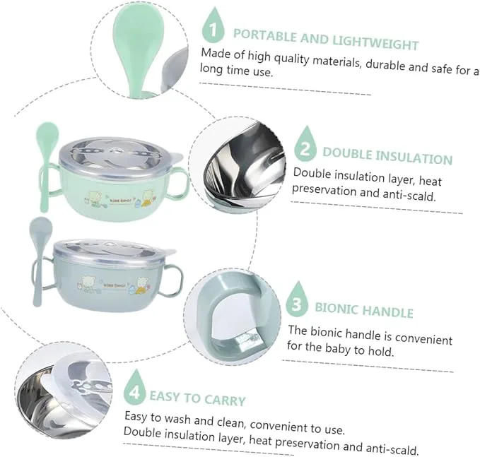 Baby Feeding Bowl | Stainless Steel