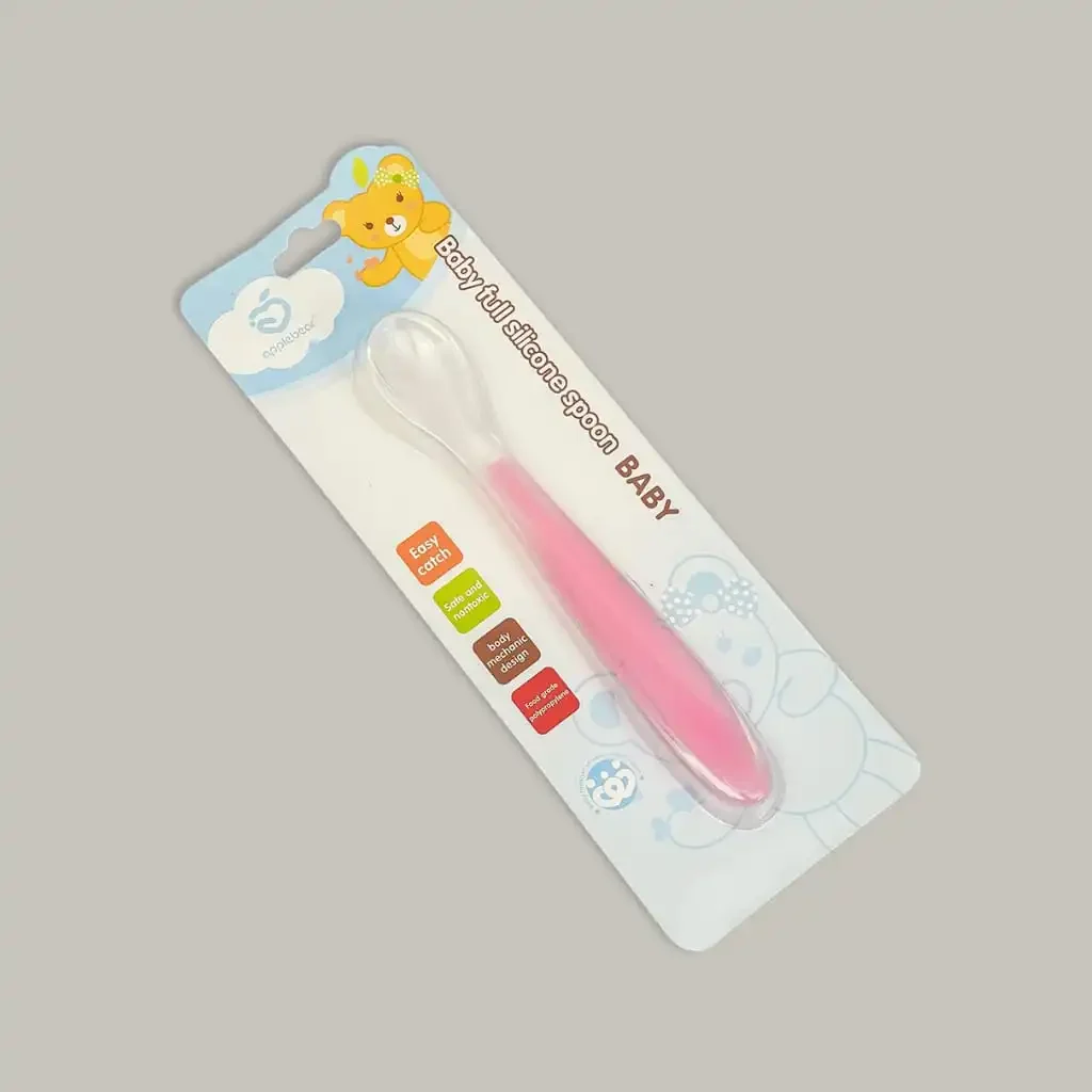 Apple Bear Silicone Spoon 1 Piece
