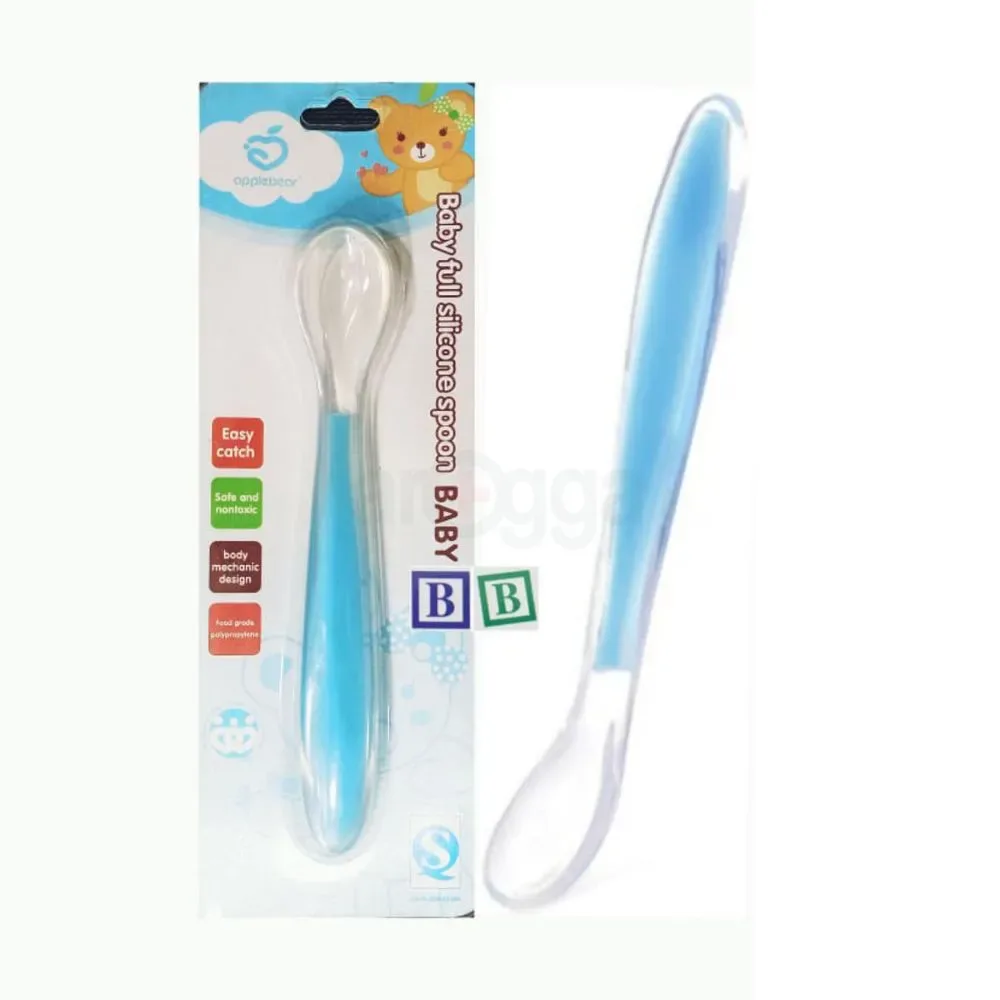Apple Bear Silicone Spoon 1 Piece