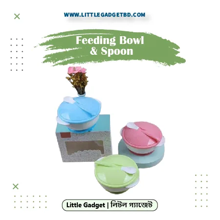 Apple Bear  Feeding Bowl and Spoon